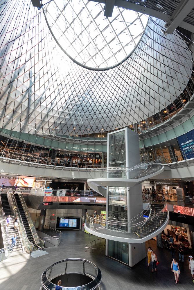 Interior of The Fulton Center