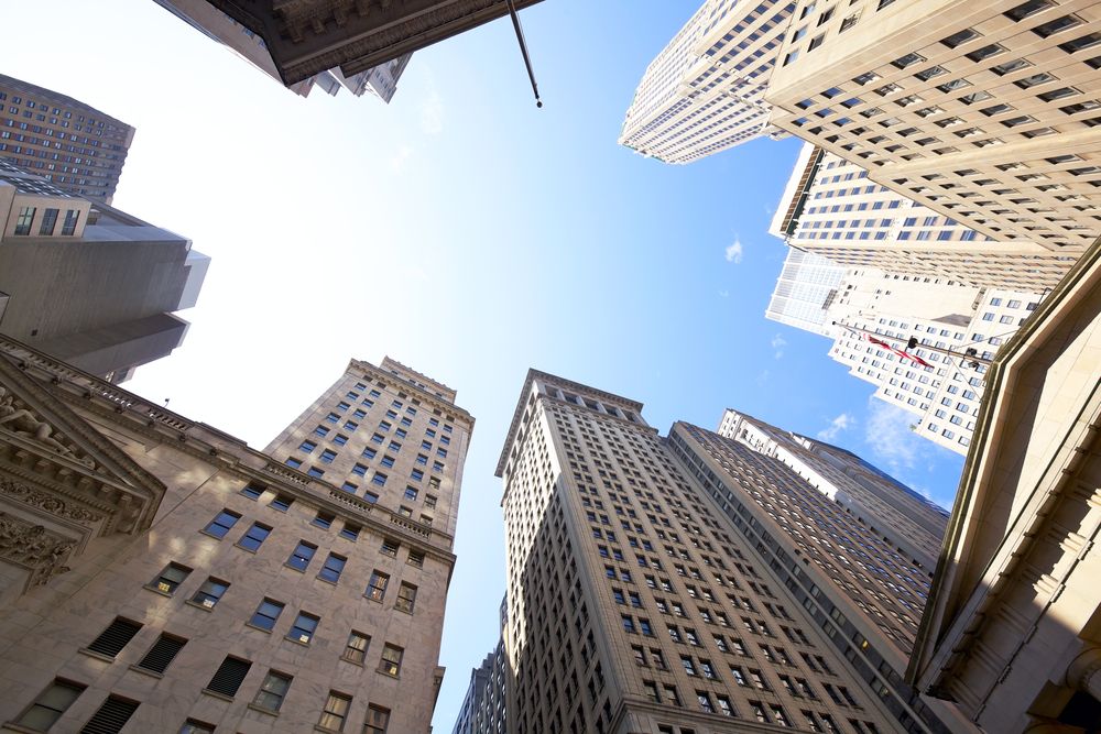 High rise buildings of Wall Street