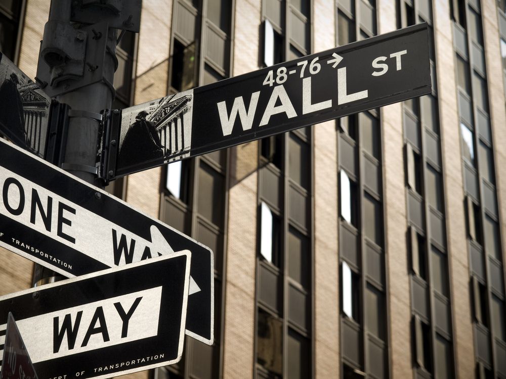 Street sign of Wall Street