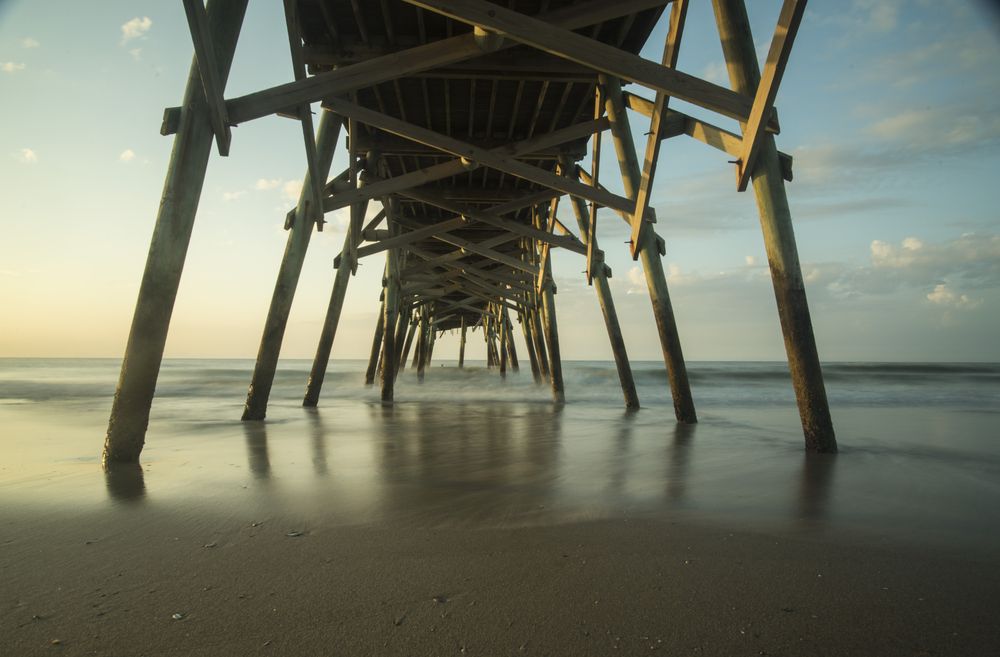 View under the Surfside Pier