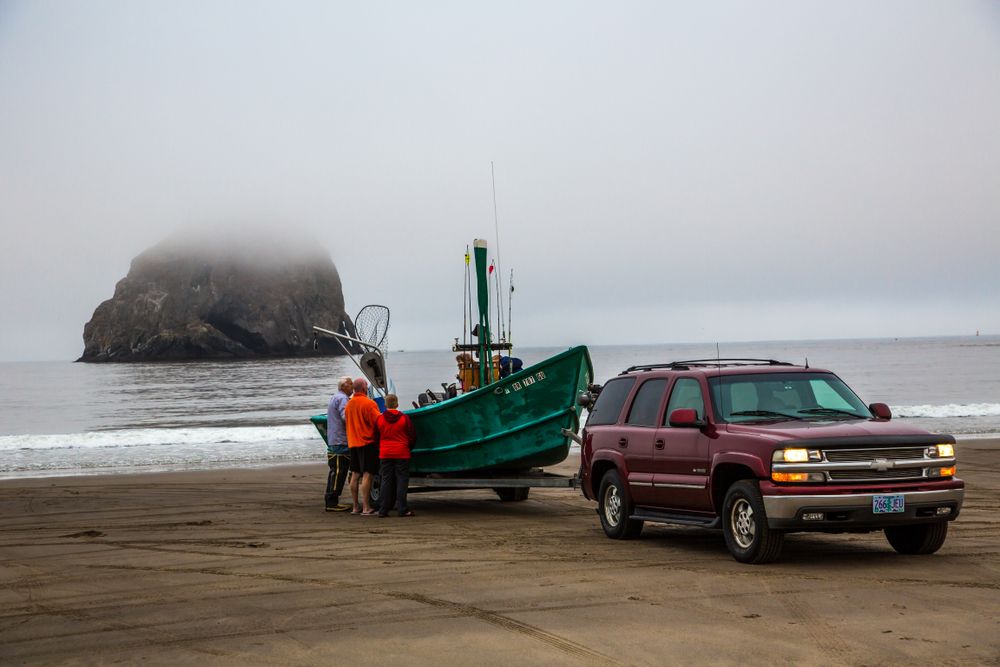 A boat at Haystack Fishing