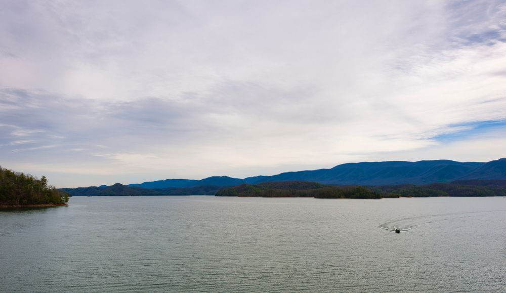 Aerial view of South Holston Lake