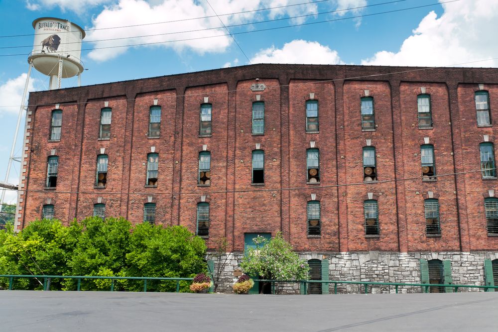 Exterior of Buffalo Trace Distillery