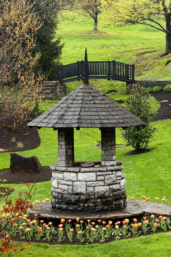 A well on the grounds of Buffalo Trace Distillery