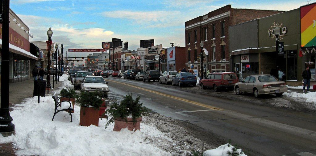 Buildings along Downtown Ferndale