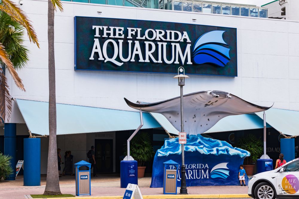 Front View of Florida Aquarium