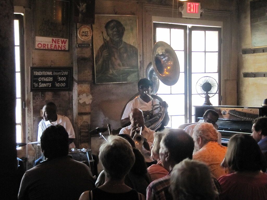 Jazz band in Preservation Hall