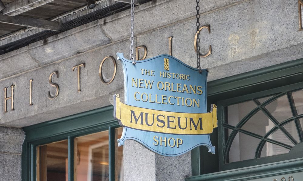 Signage of The Historic New Orleans Collection