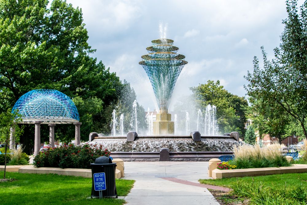 Water fountain at Bayliss Park