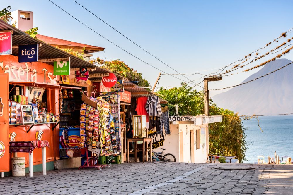 Panajachel store near Lake Atitlán