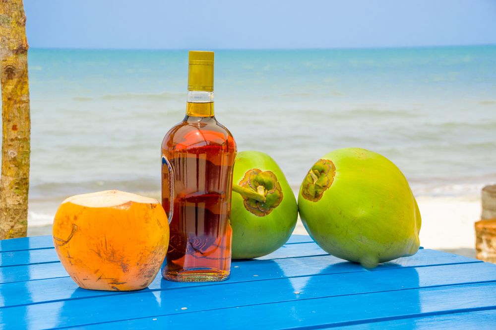 A bottle of liquor at Livingston