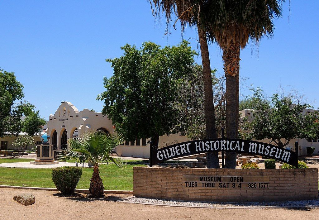 Signage of Gilbert Historical Museum