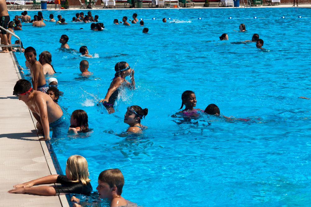 Outdoor pool of McCarren Park
