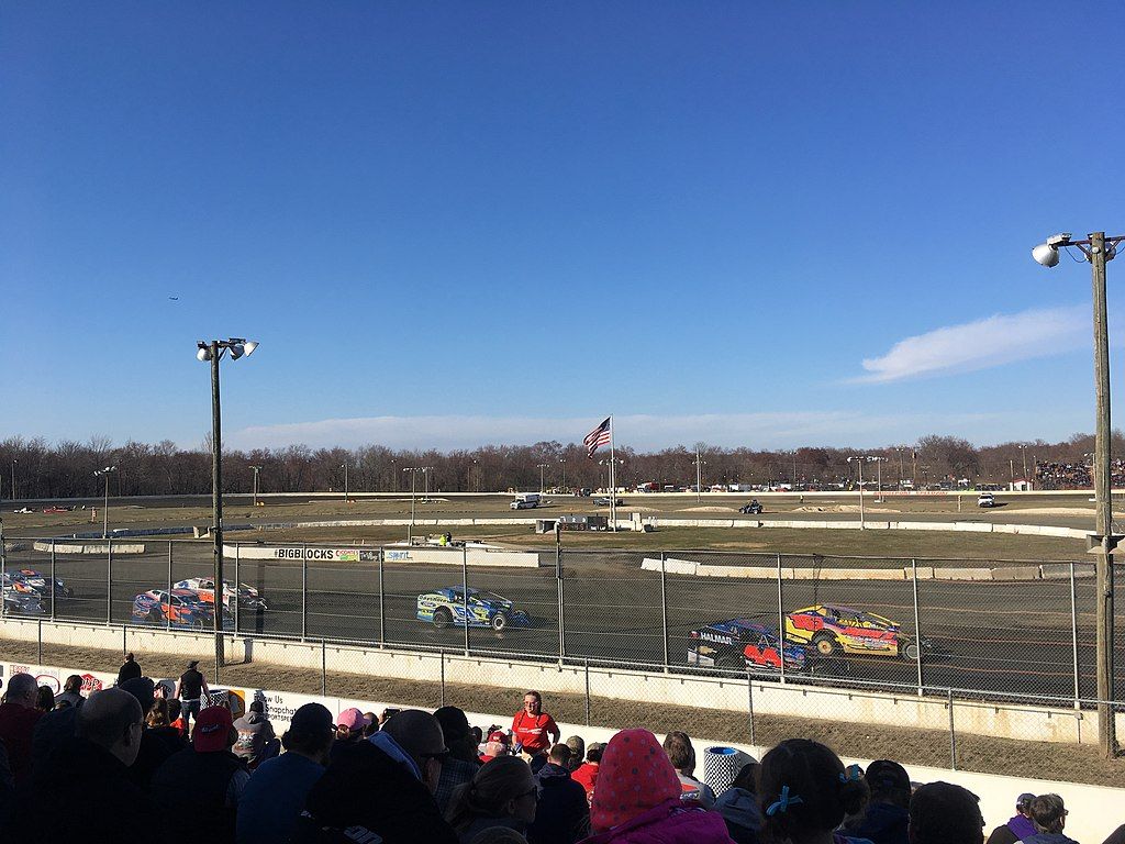 Daytime view of Bridgeport Speedway