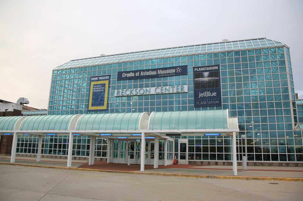 Exterior of the Cradle of Aviation Museum