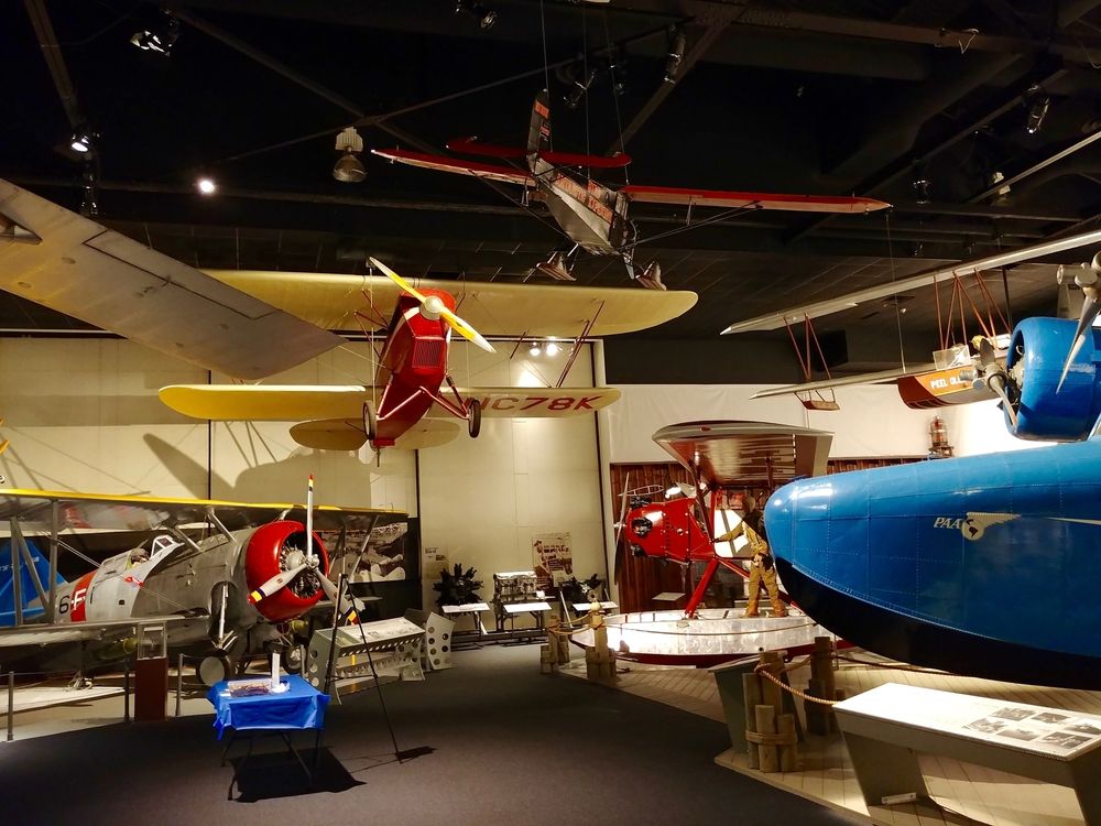 Aircrafts in the Cradle of Aviation Museum