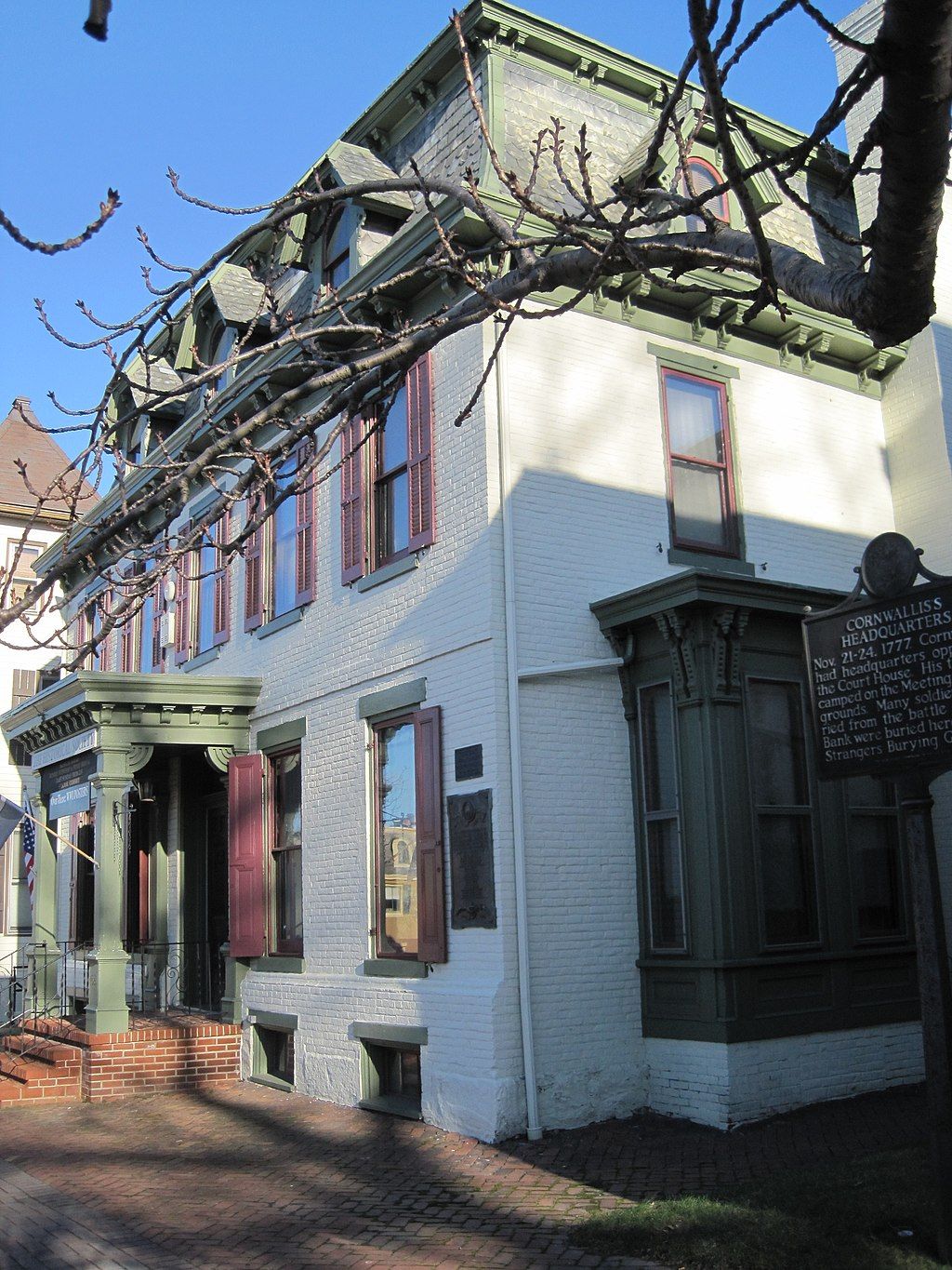 Side view of Gloucester County Historical Society Museum