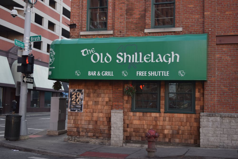Store sign of Old Shillelagh