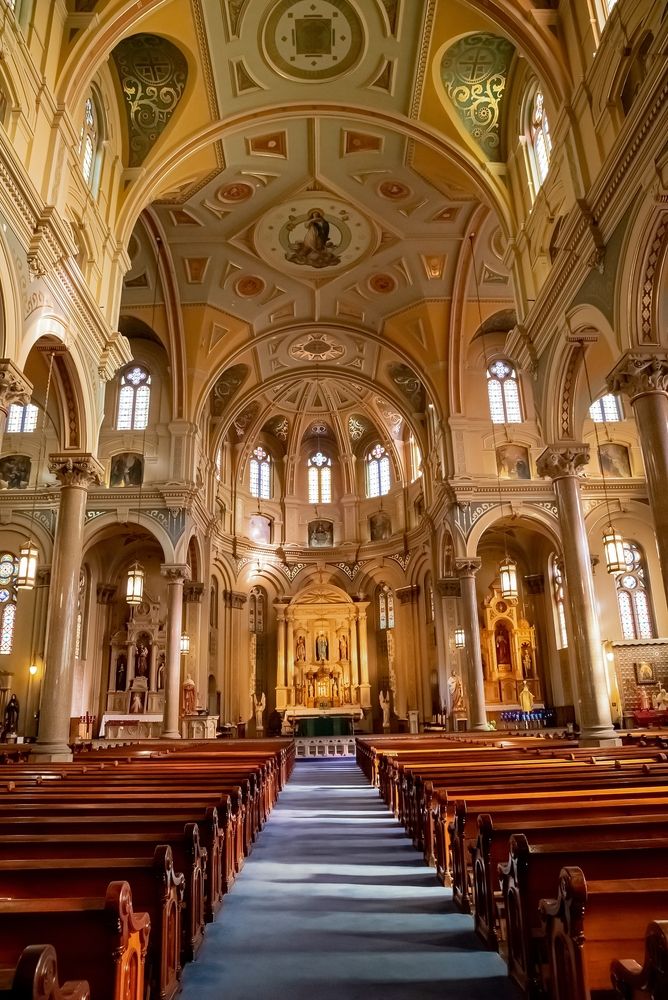 Interior of the St Mary's Catholic Church