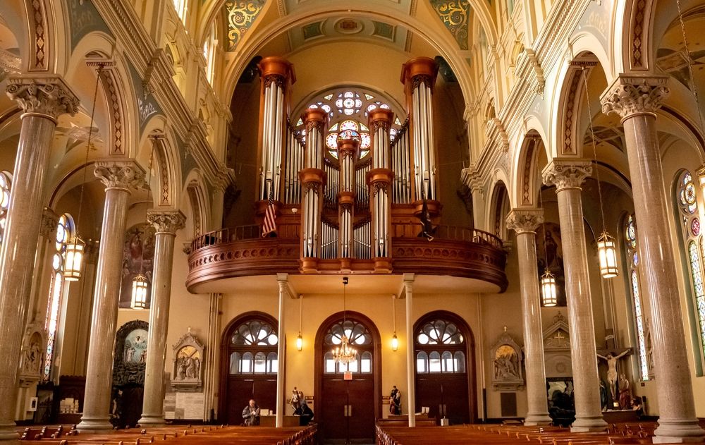 Interior of the St Mary's Catholic Church