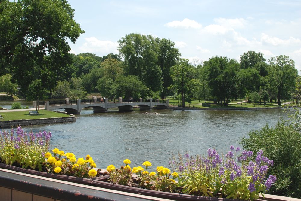 The waters of Island Park