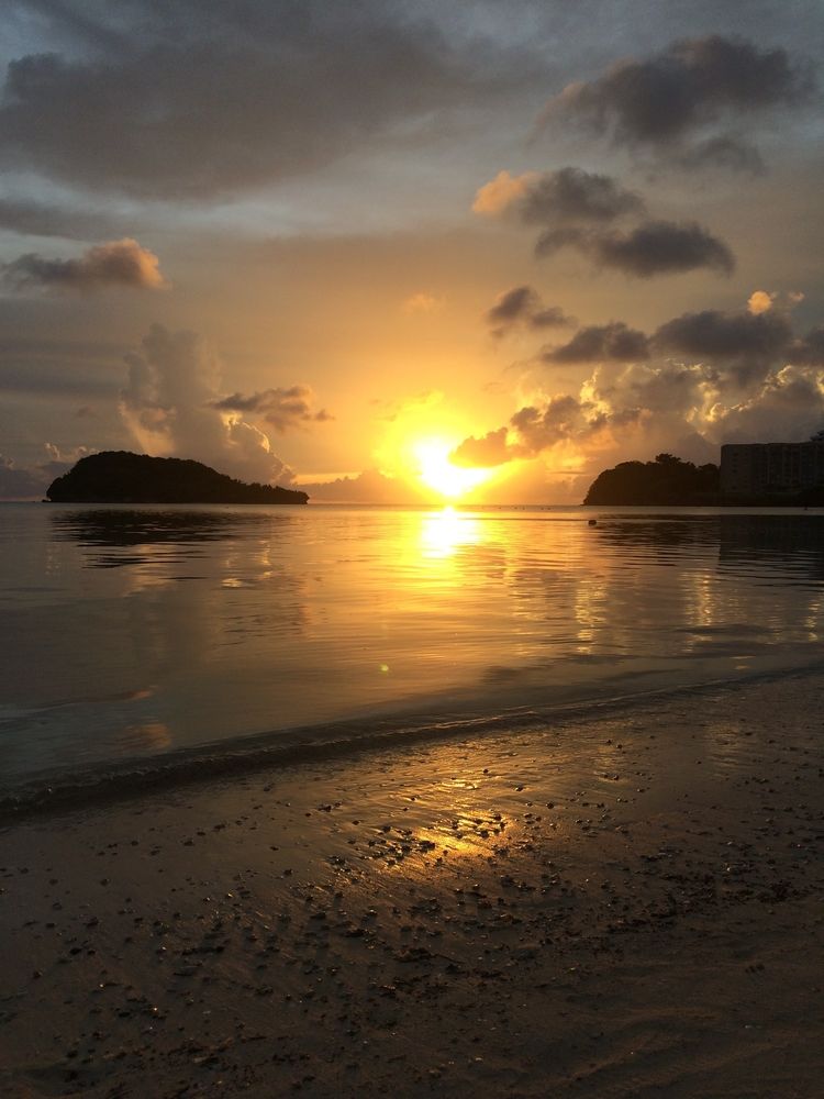 Gorgeous sunset over Alupat Island