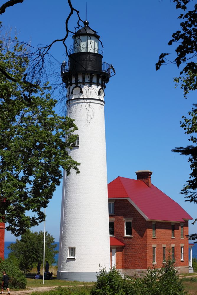Exterior of the Au Sable Light Station