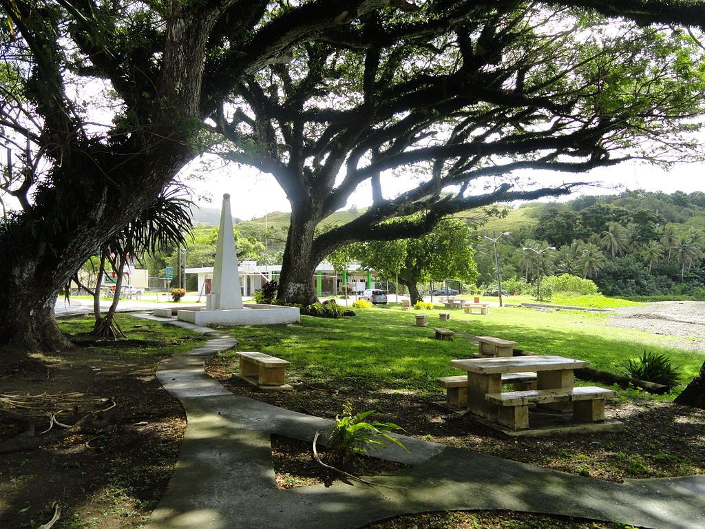 Park surrounding the Magellan Monument