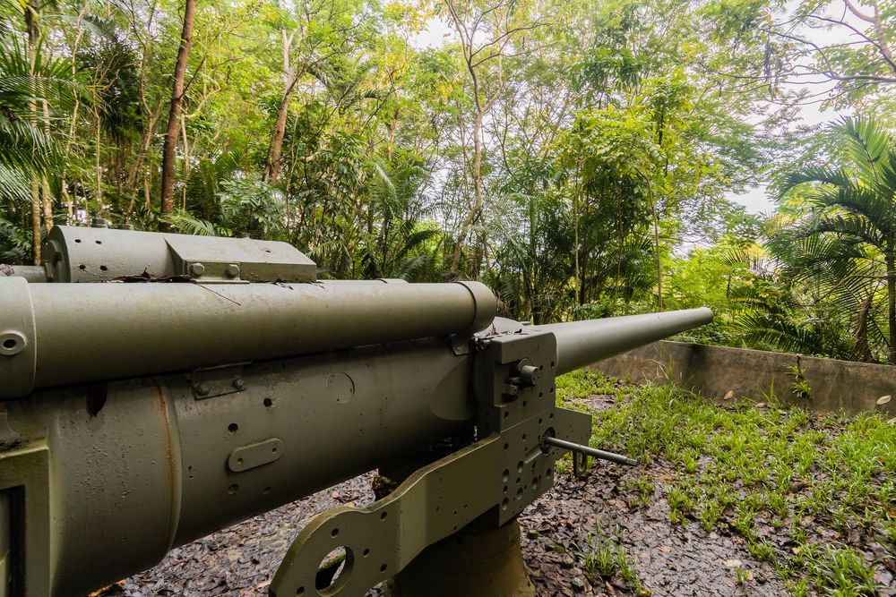 Rear of a Piti Gun