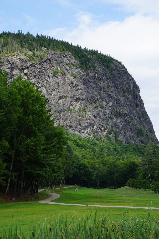 Beautiful landscape of Mount Kineo Golf Course