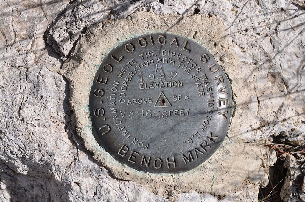 Bush Mountain's bench mark