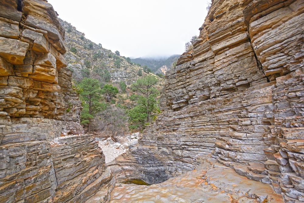 Details of Devil's Hall Trail's formation
