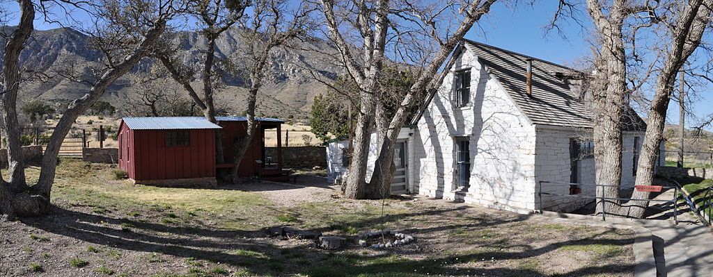 The grounds of Frijole Ranch History Museum