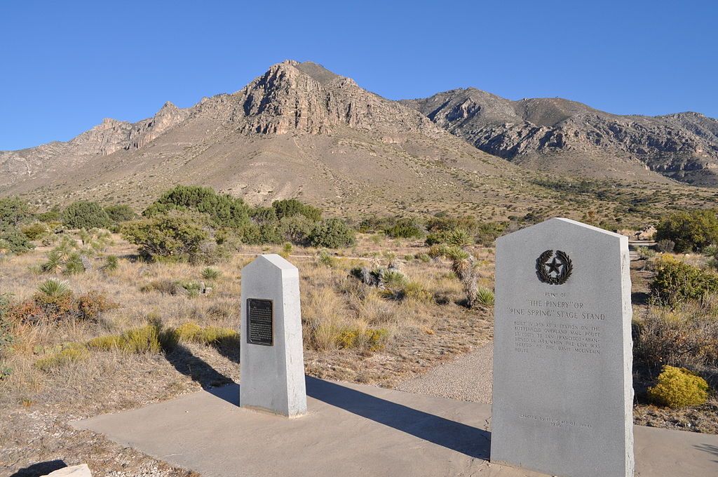 Marker of Pinery Butterfield Stage Station