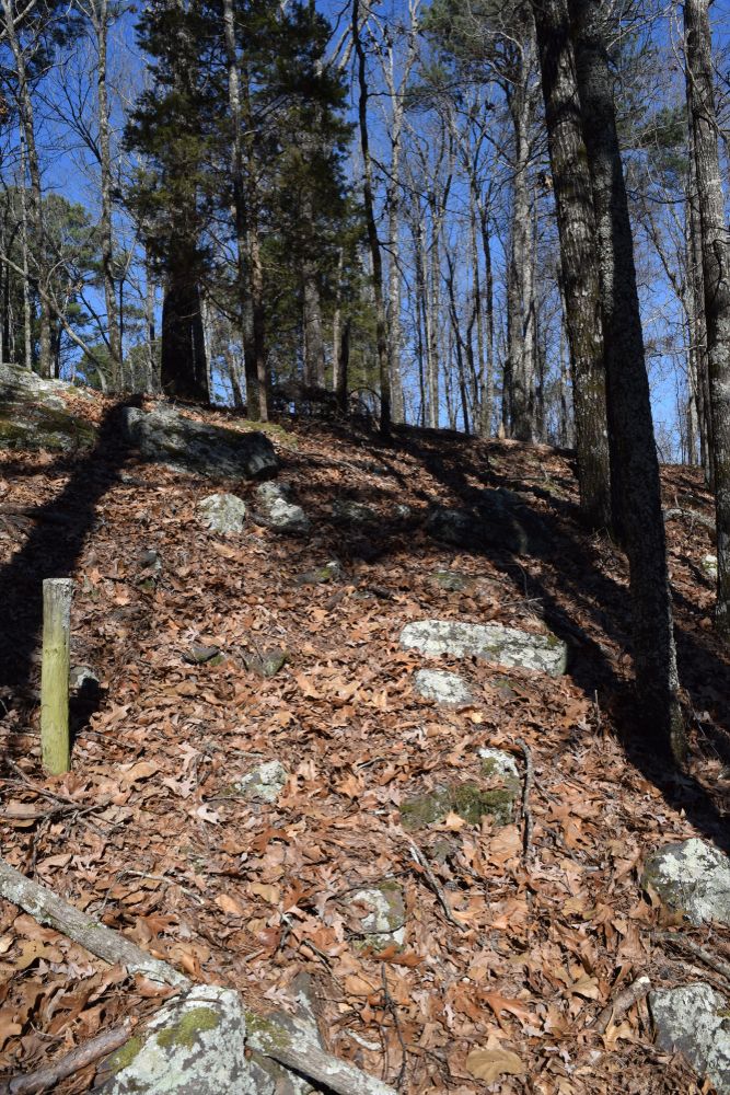 Mountain trail at Hugh White State Park