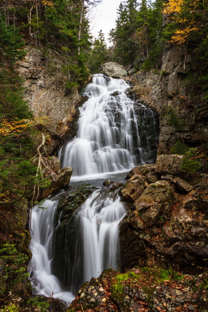 Scenic view of Crystal Cascades