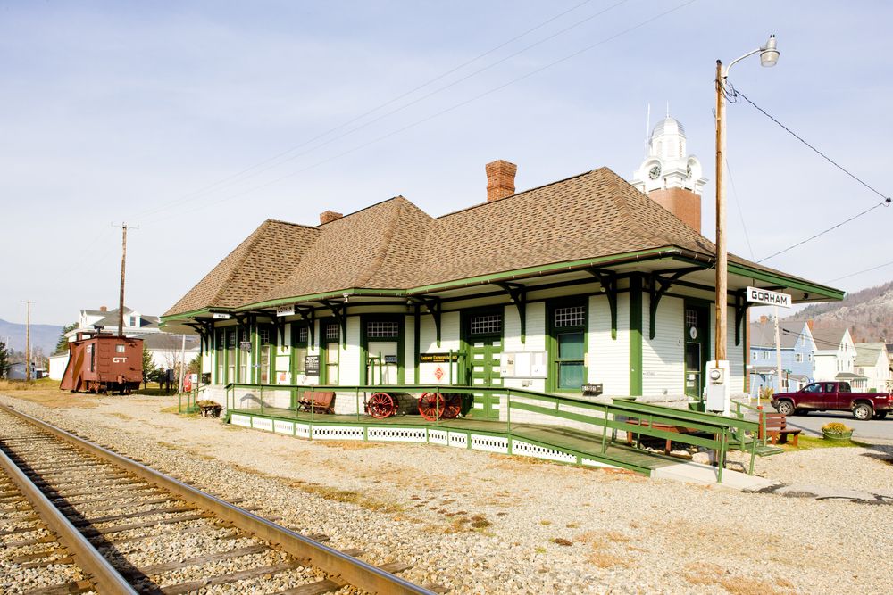 Exterior of Gorham Historical Society & Railroad Museum
