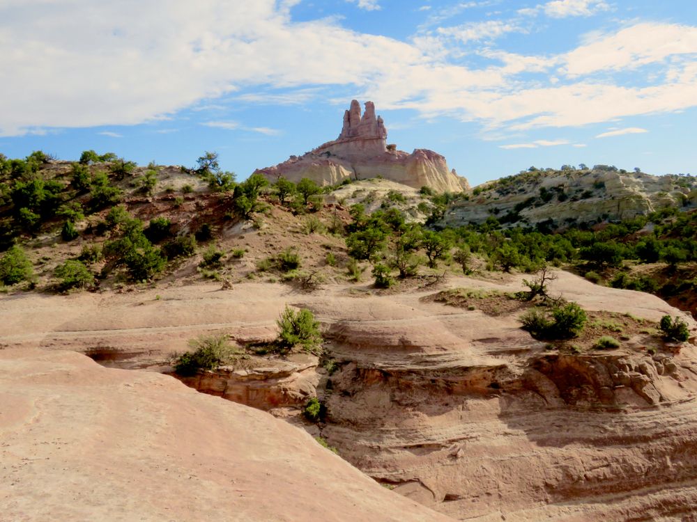 Scenic view along Church Rock Trail