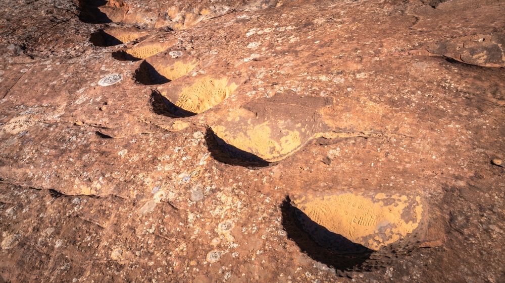 Stone steps at Church Rock Trail