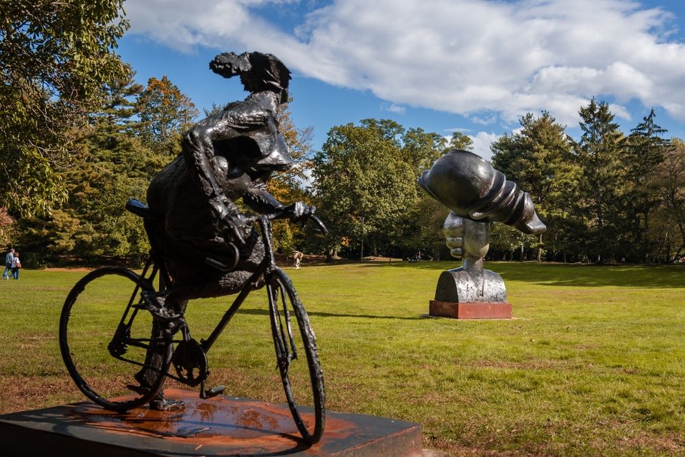 Sculpture at William Cullen Bryant Preserve