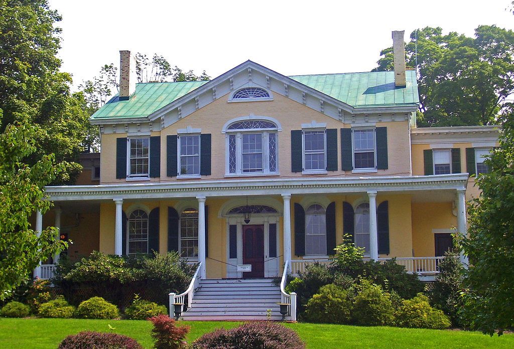 Exterior of Goshen Village's hall