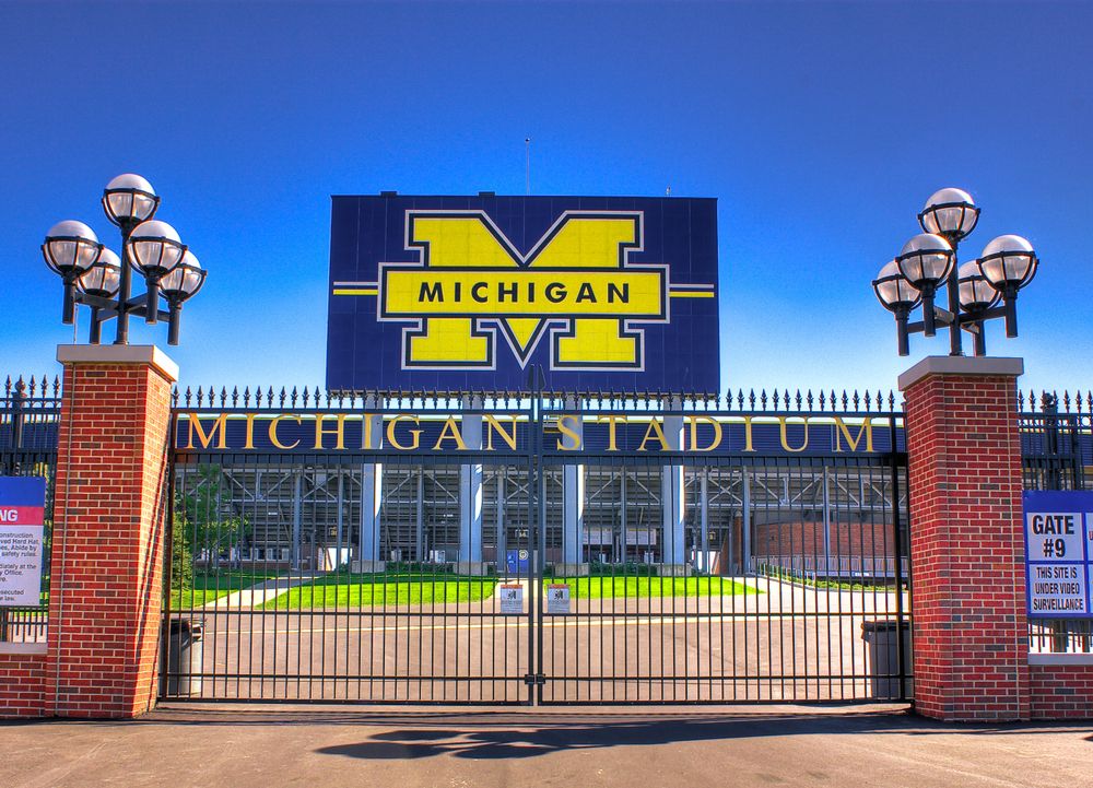 Exterior of Michigan Stadium