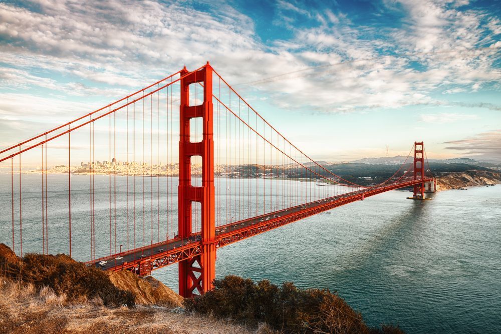 View of Golden Gate Bridge