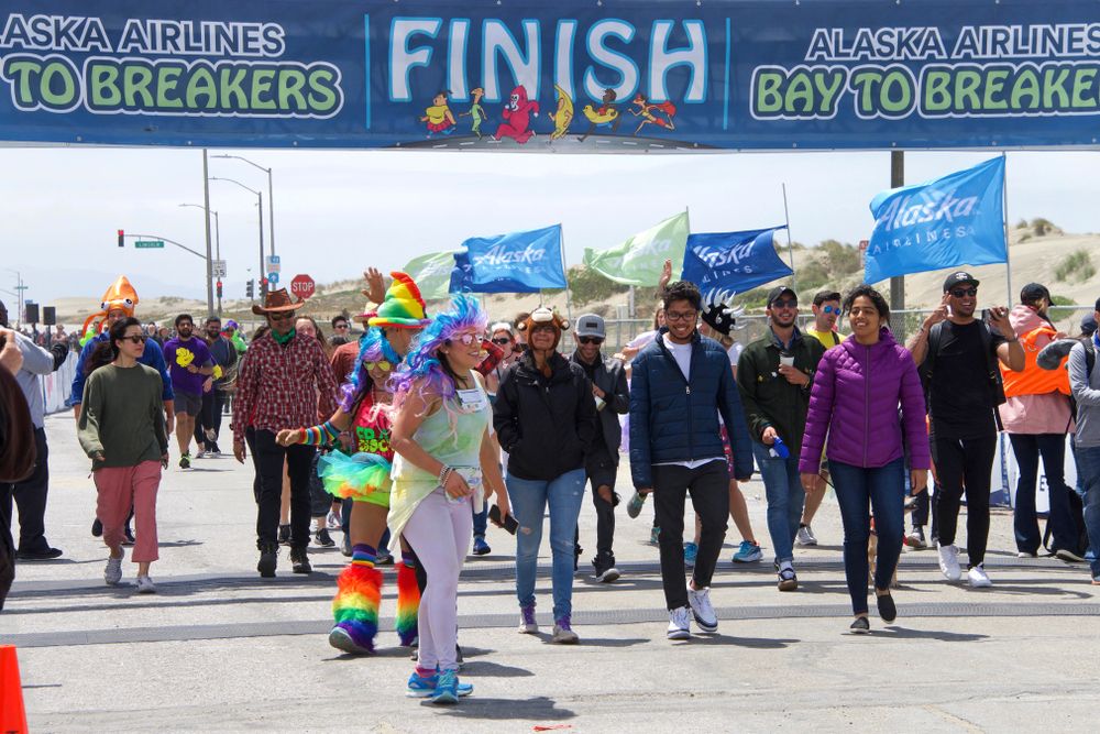 Starting point of Bay to Breakers