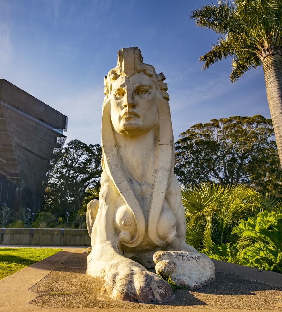 A sculpture at de Young Museum