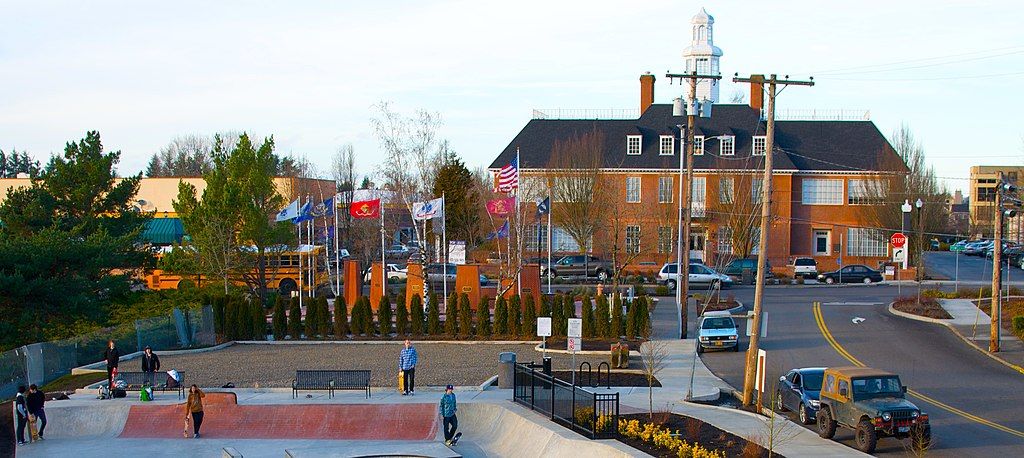 Daytime view of the Historic Downtown Gresham