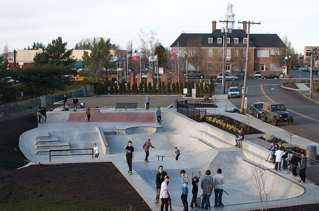 Skate park at Main City Park