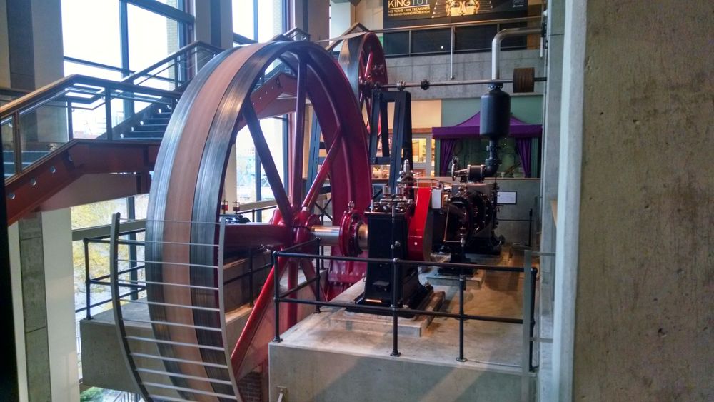 Steam engine in the Grand Rapids Public Museum