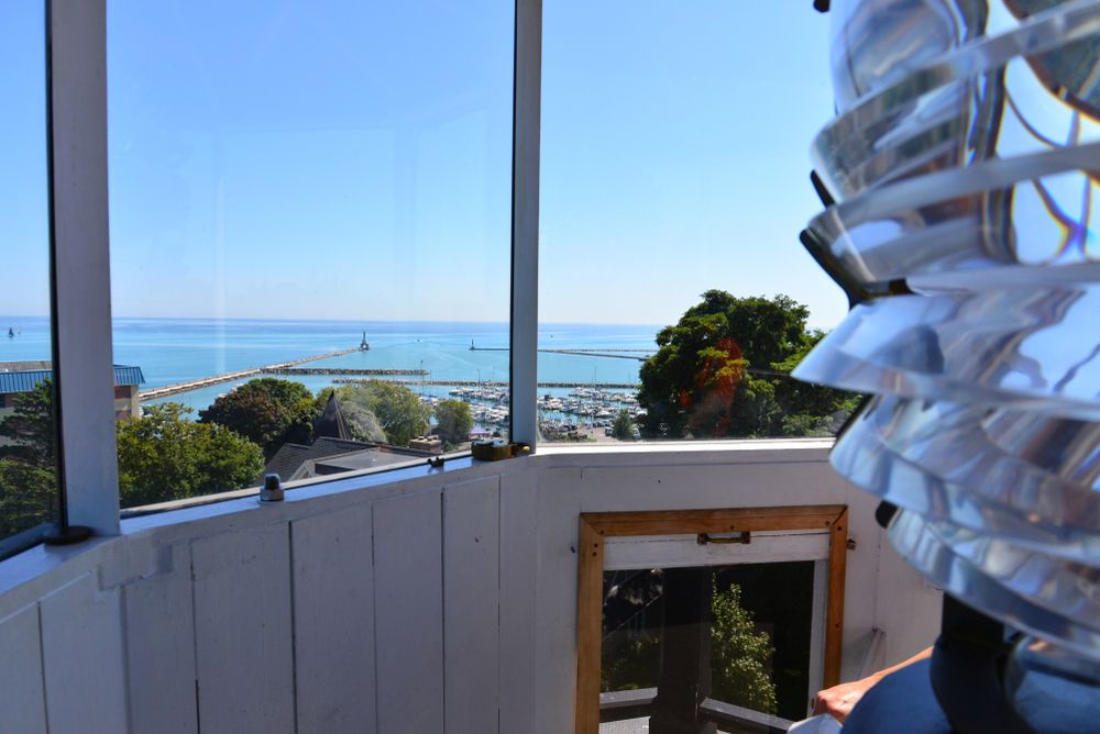 Beautiful view from inside the 1860 Light House