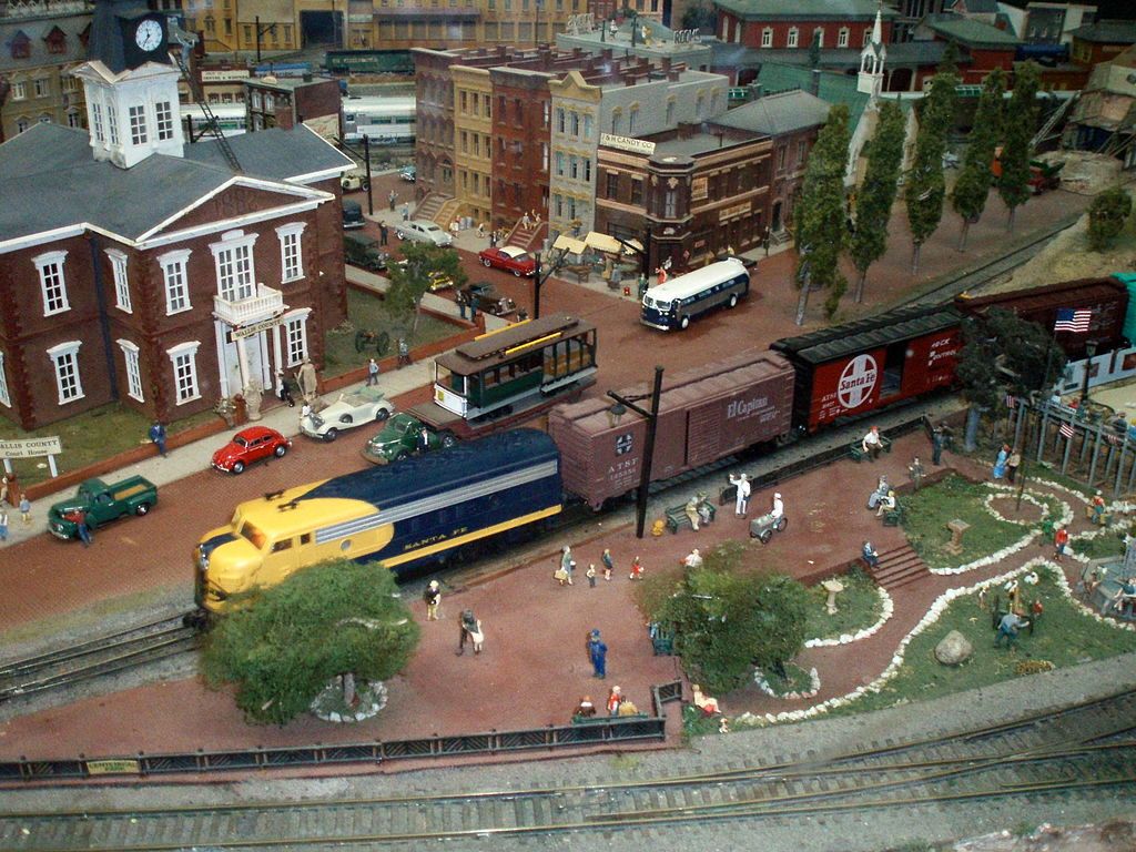 A model railroad at Colorado Model Railroad.